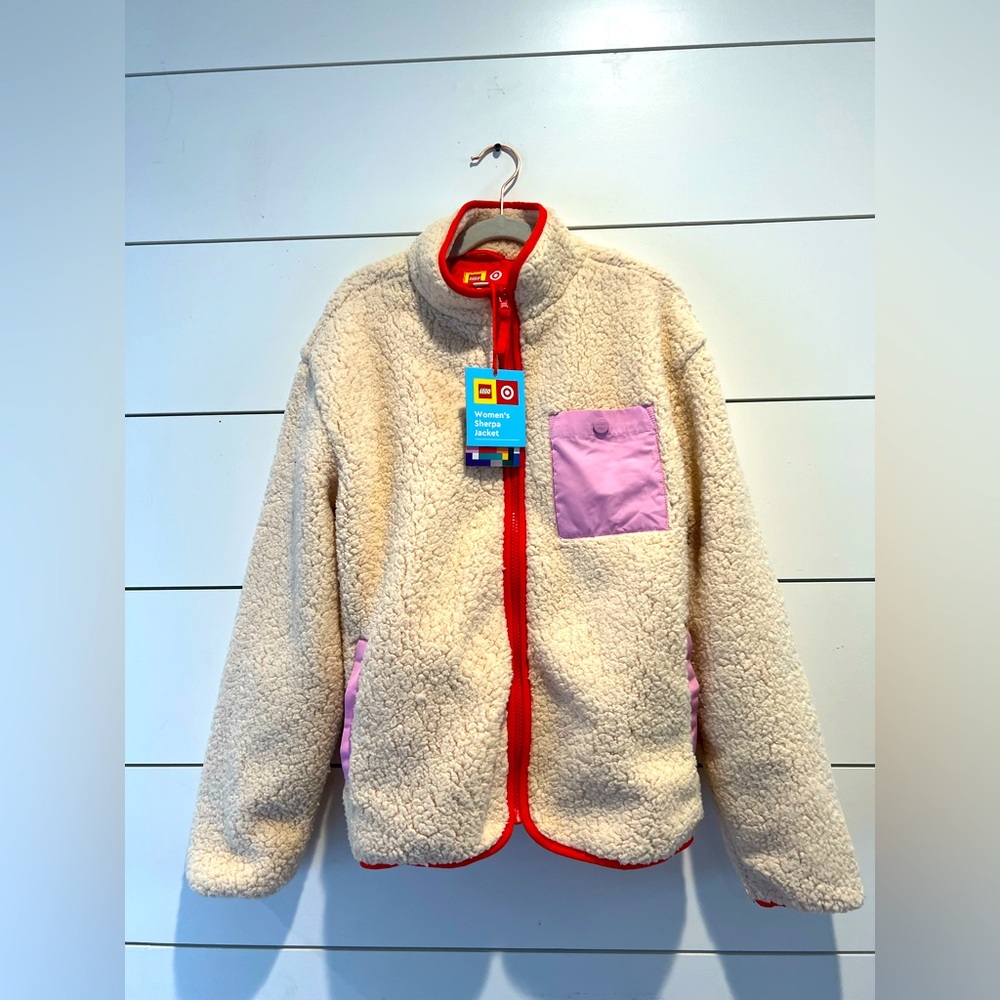 Lego x Target Collab New Women's Sherpa Jacket Size XS